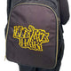 ElevateHair Stylist Backpack with logo, adjustable padded shoulder straps, carrying handle, and multiple pockets, held by a person.