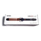 CRX450 Tourmaline Ceramic 1.25 Inch Curling Iron in its packaging with temperature settings up to 450°F (230°C).