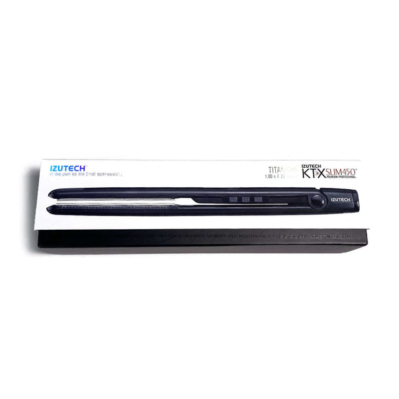 IZUTECH SLIM450 Professional 1 inch Titanium Flat Iron in Packaging
