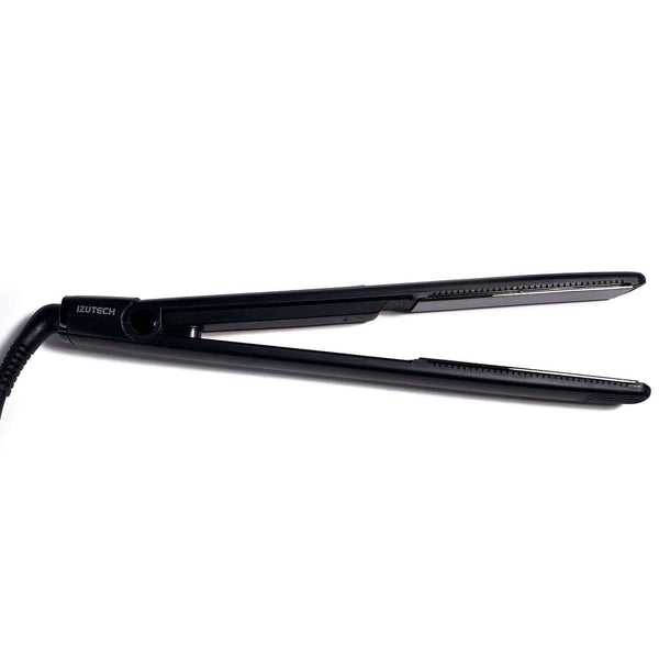 IZUTECH SLIM450 Professional TITANIUM Flat Iron 1 inch for hairstyling, superior quality components, and ergonomic design.