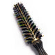 ElevateHair Rainbow Thermal Brush with colorful nylon and natural boar bristles, lightweight beechwood handle, and aluminum core for heat styling.