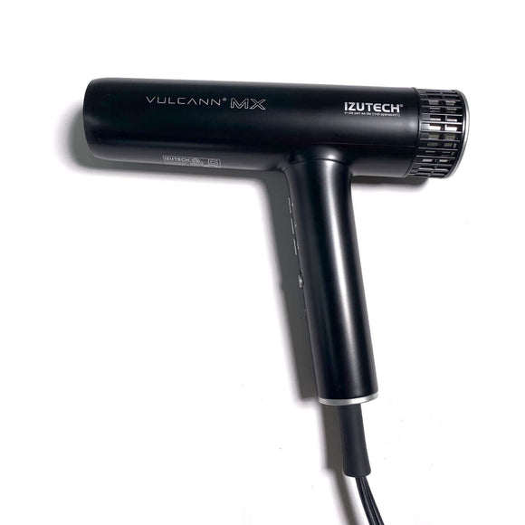 VULCANN MX Professional BLDC 1875W Dryer by IZUTECH, ultra-lightweight hair dryer under 1 lb with strong airflow for rapid drying.