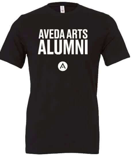 Black Aveda Arts Alumni T-shirt - 100% cotton, available in relaxed fit.