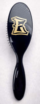 ELEVATE HAIR Cushion Brush by VESS, black brush with gold Elevate "E" logo, heat resistant, nylon and boar bristles for smooth, shiny hair