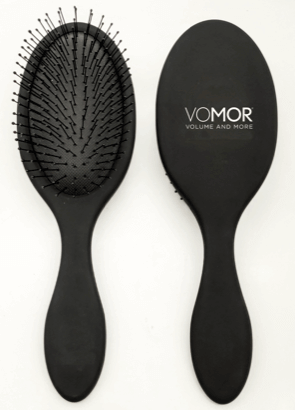 VoMor Detangling Brush for all hair types, ideal for wet and dry hair, perfect for detangling and hair extensions.